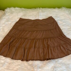 Max Edition suede skirt.  Size L